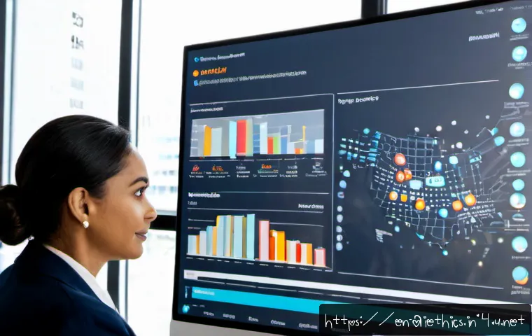 AI 윤리와 AI 윤리적 AI 활용 사례 - Photorealistic ethical AI workplace scene, diverse team of professionals including an older woman an...